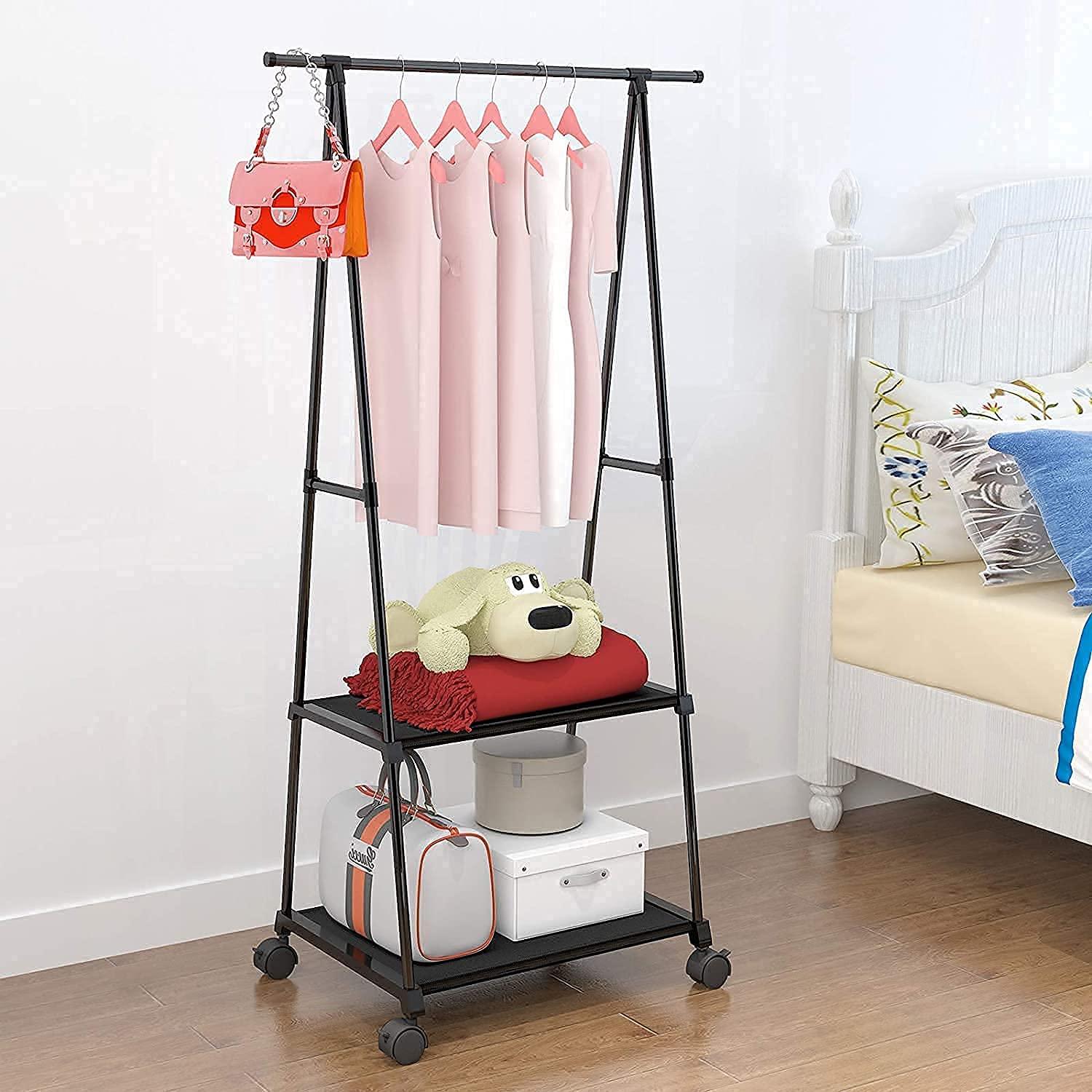 Minicoy Multipurpose Coat Rack (2-Shelf)
