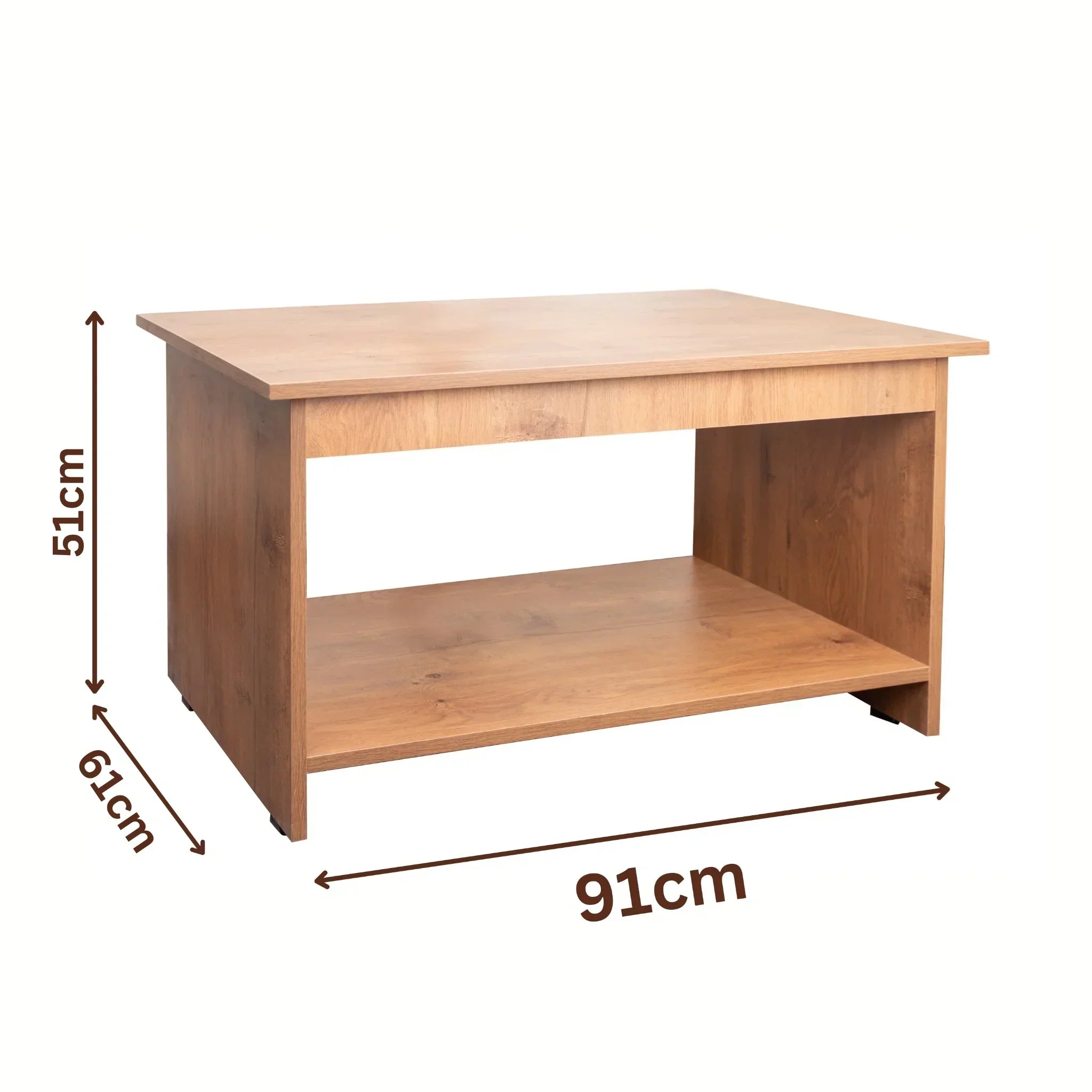 Minion Modern Wooden Center Table | Coffee Table for Living Room