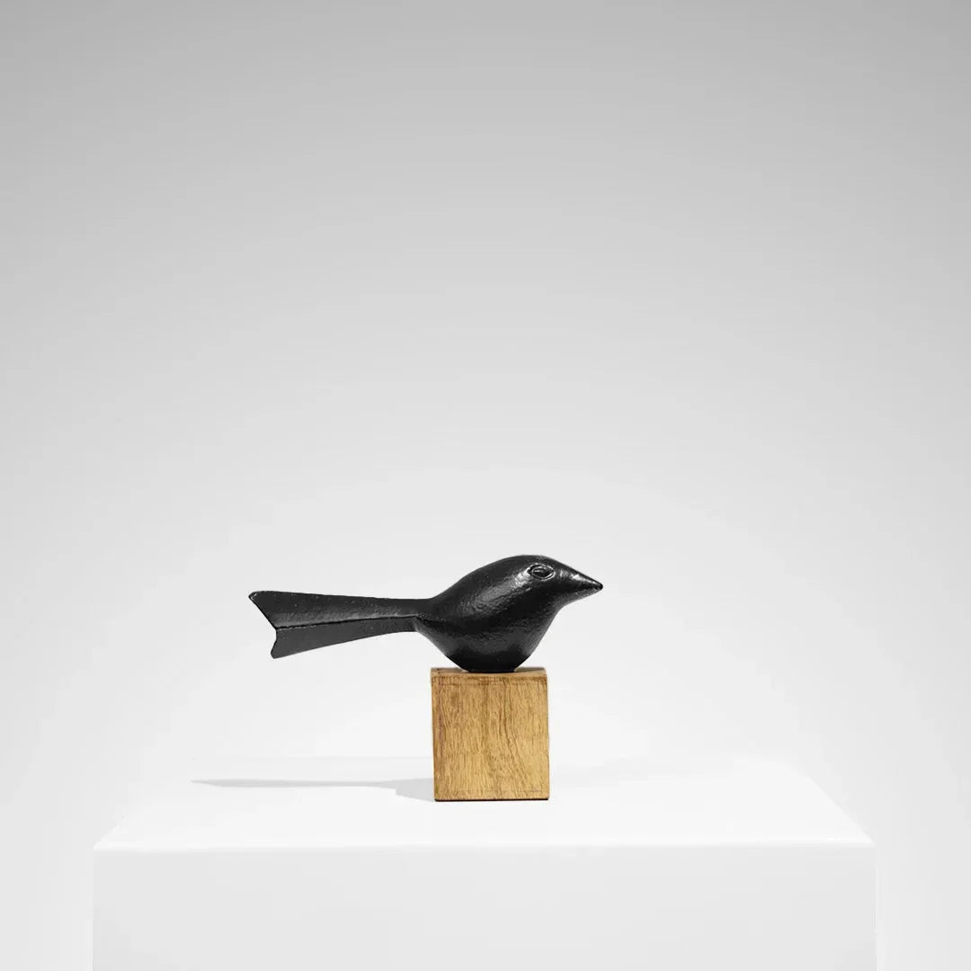 Harmony Trio - Metal Birds on Wooden Stand