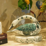 Curlew - Handcrafted Ceramic Swan Sculpture