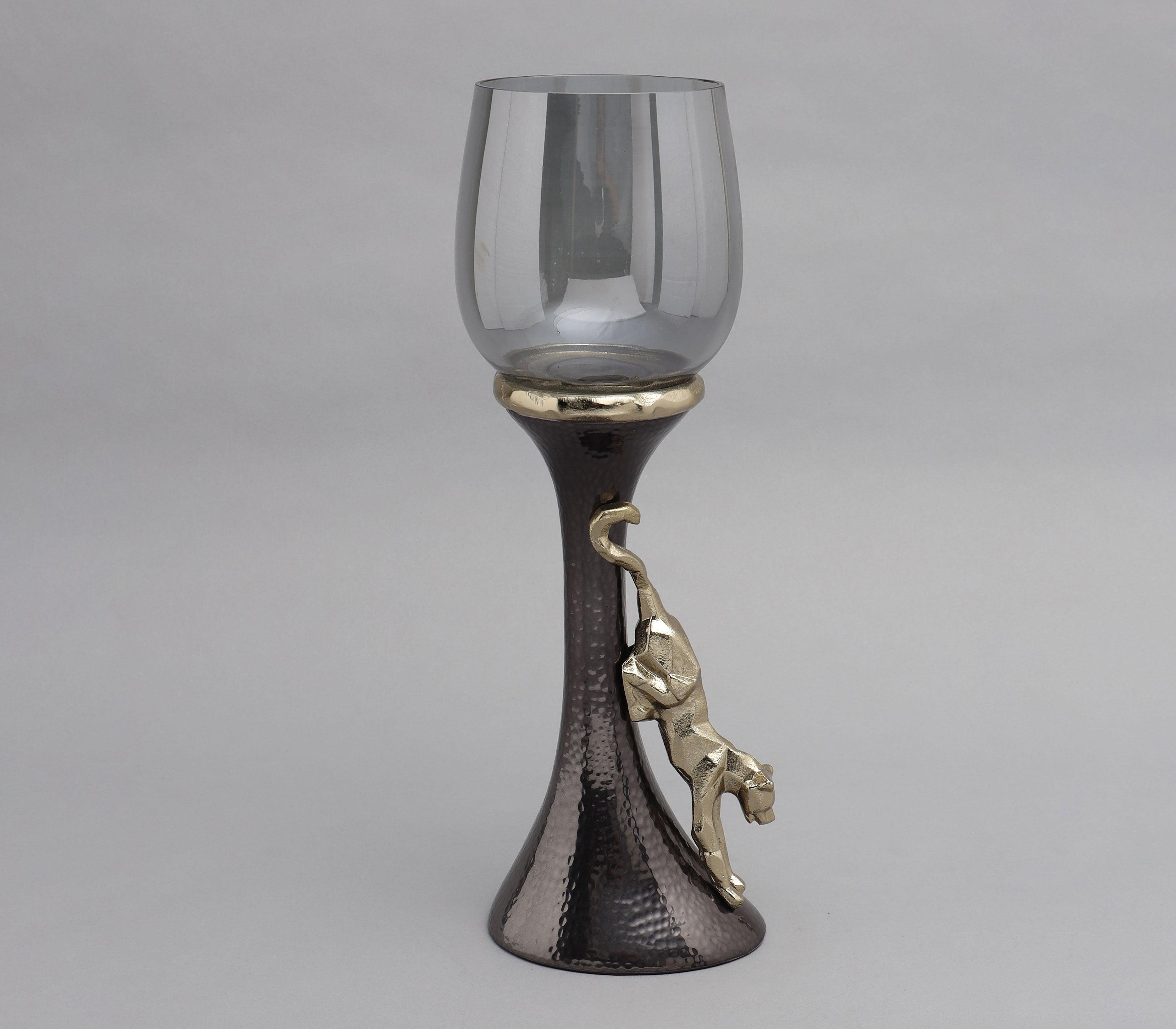 Panthera Pillar Candle Holder