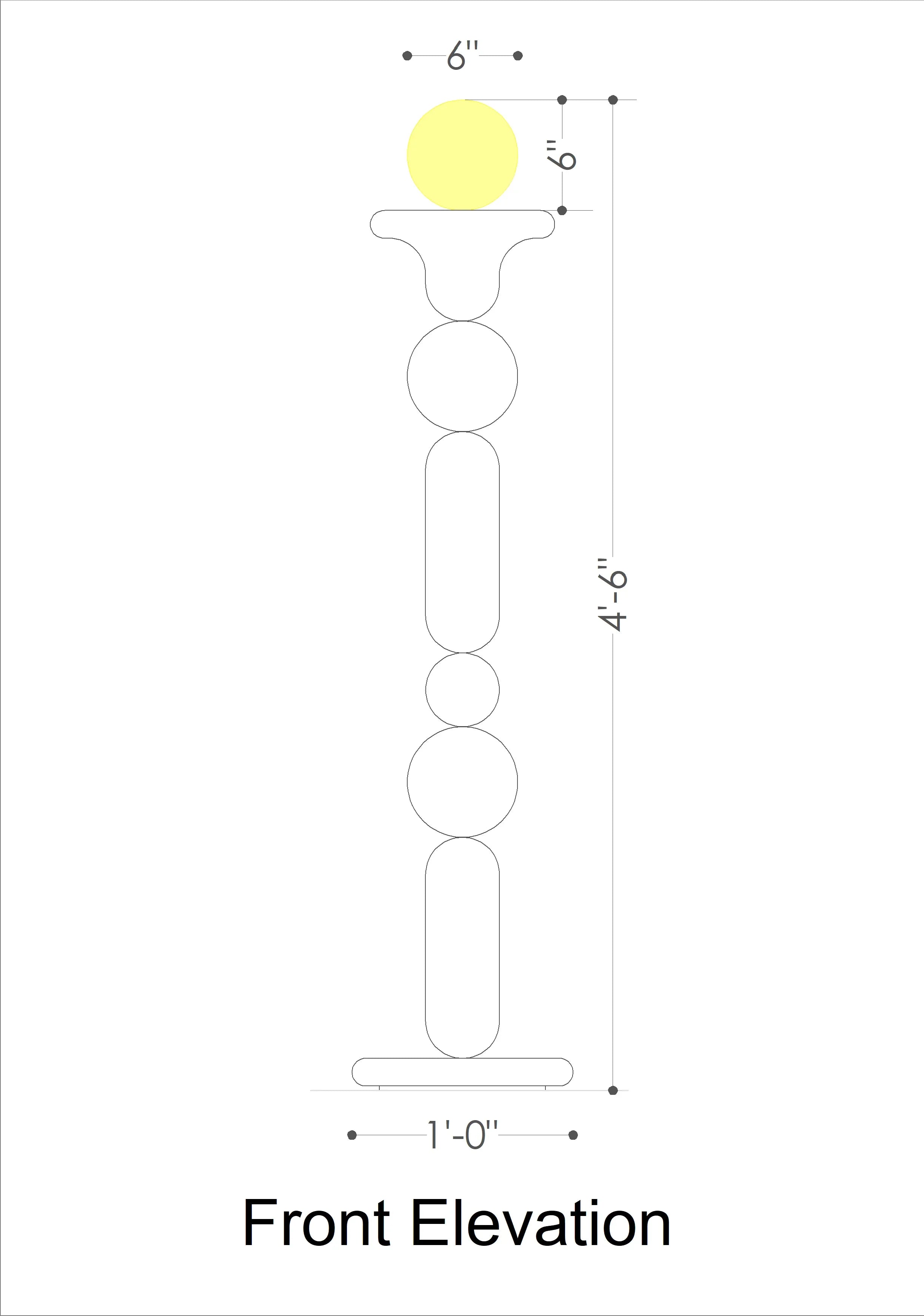 Teak Wood Sculptural Floor Lamp | Designer Modern Standing Lamp for Living Room & Home Decor
