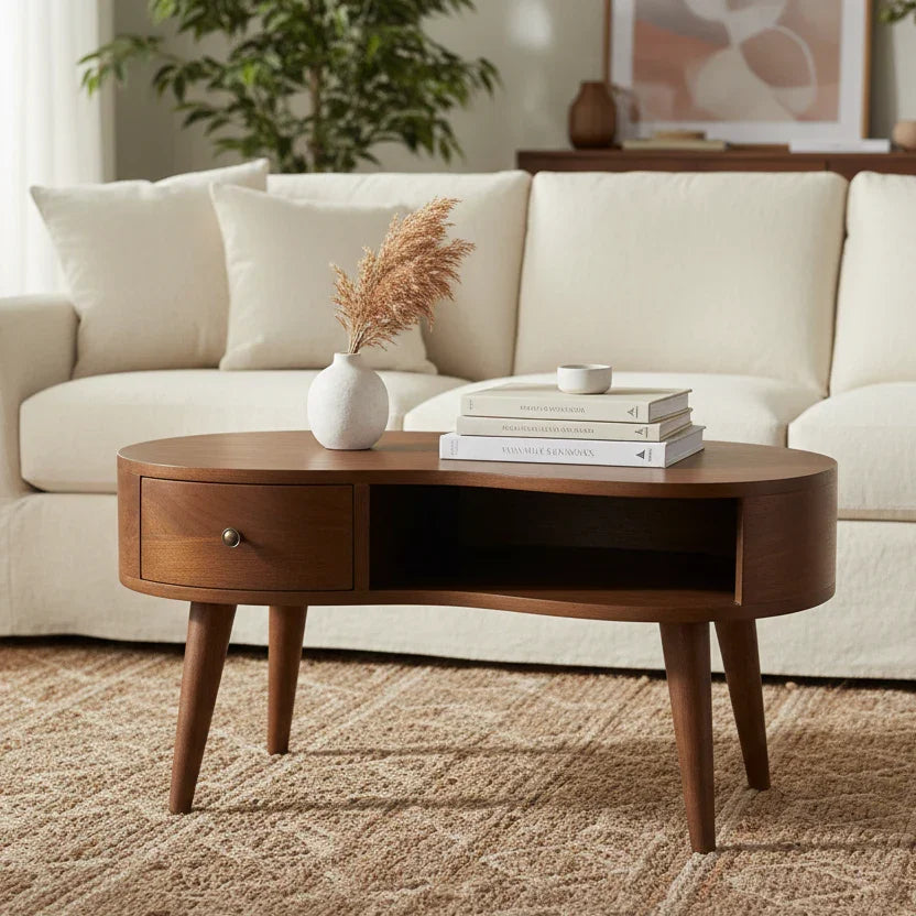 Chestnut Wave Coffee Table