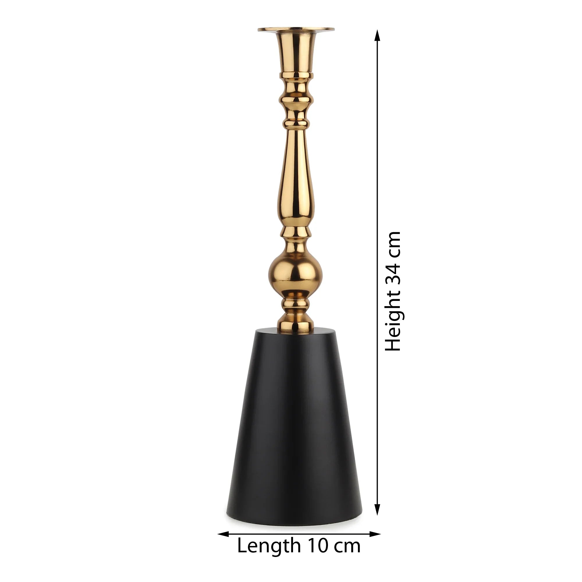 Valora Gold Candle Holder