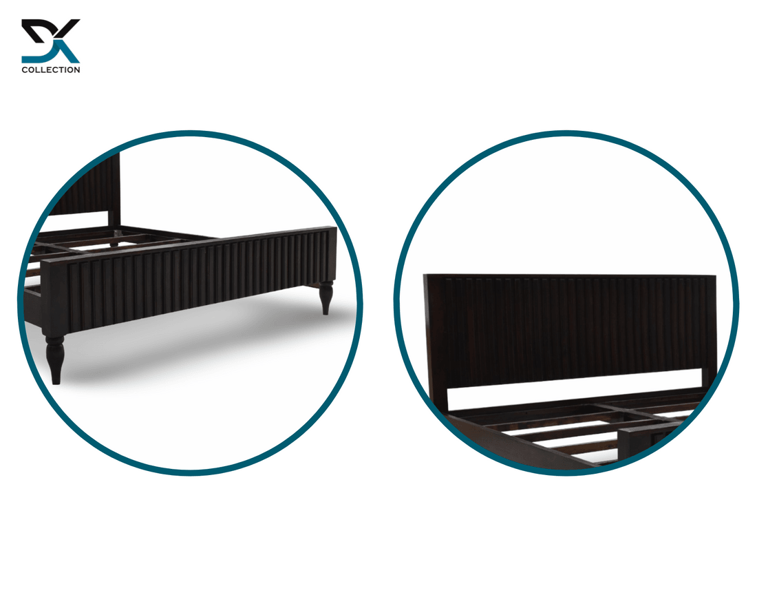 Urbano Solid Sheesham Wood King Size Bed