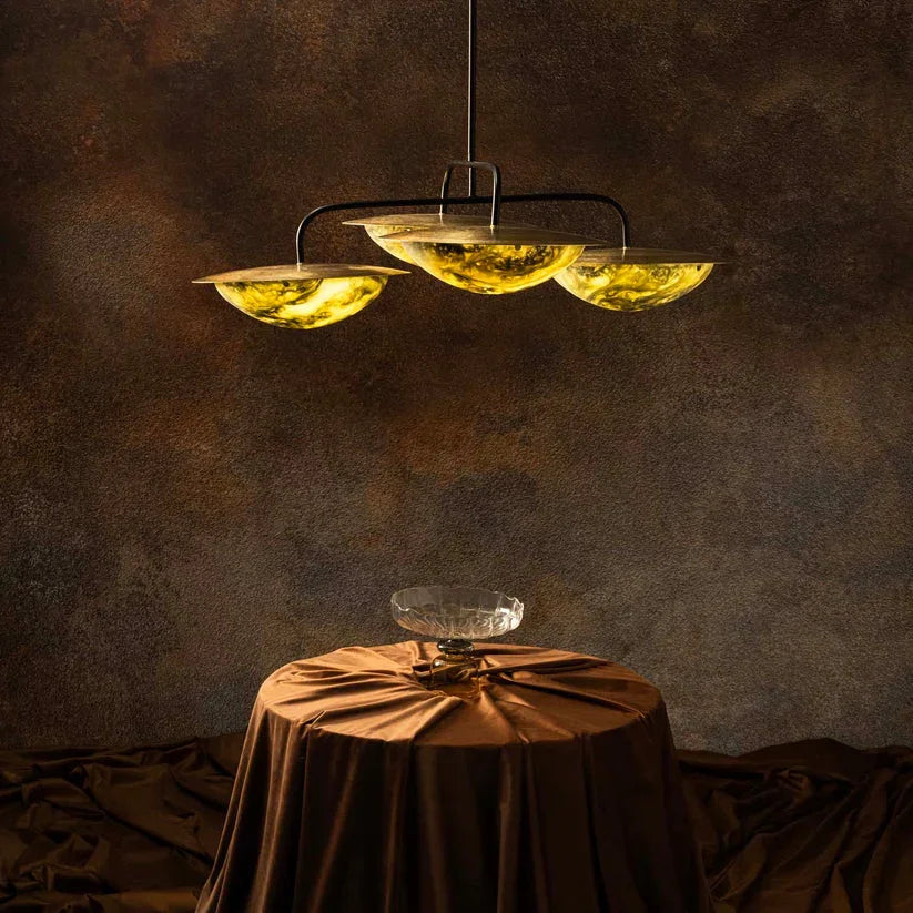 Bella Green Dome Chandelier