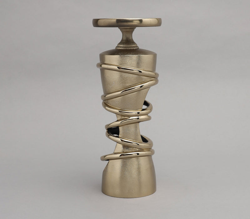 Resplendent Pillar Candle Holder