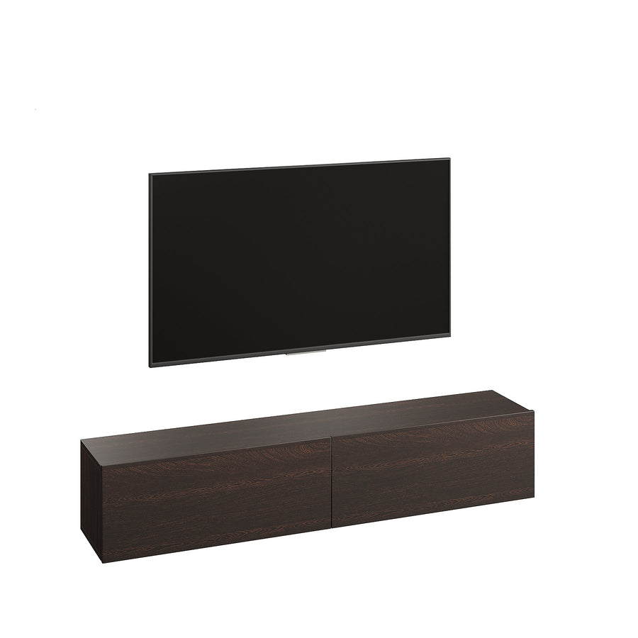 Wall Mounted TV Unit for 65 Inch TV with Storage - Edward