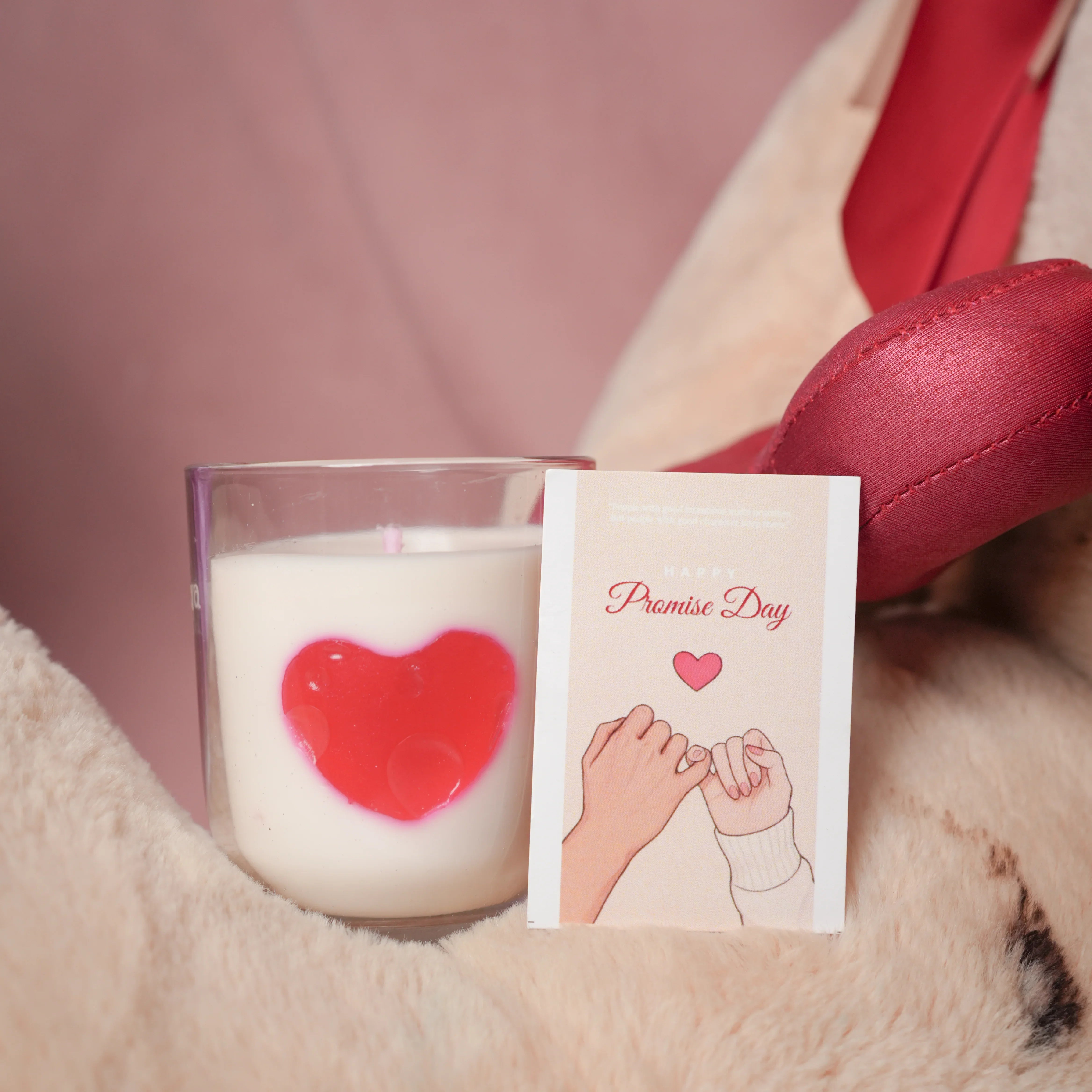 True Love Heart Candle