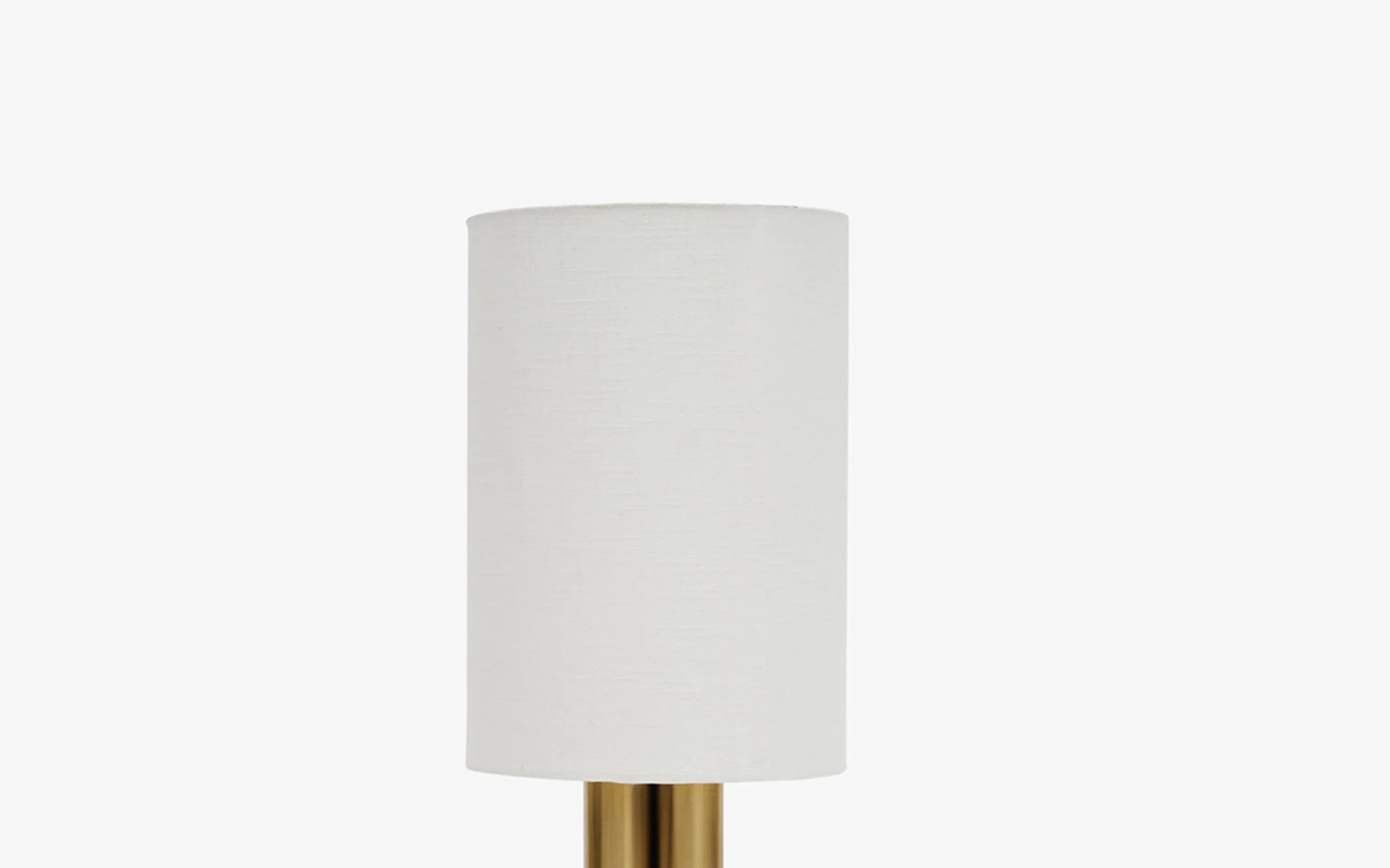 Solis Gold Table Lamp | Mild Steel and Cotton Fabric
