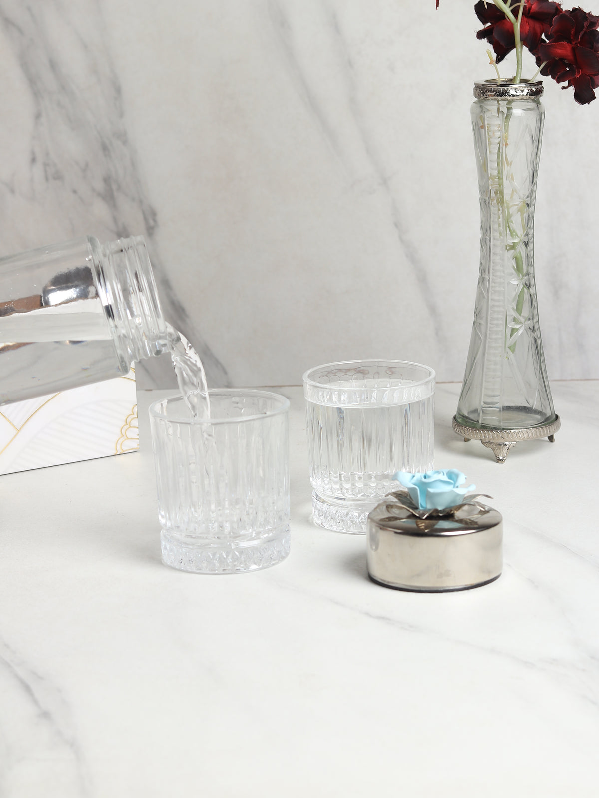 Petal Eclat Bottle & Glass Set