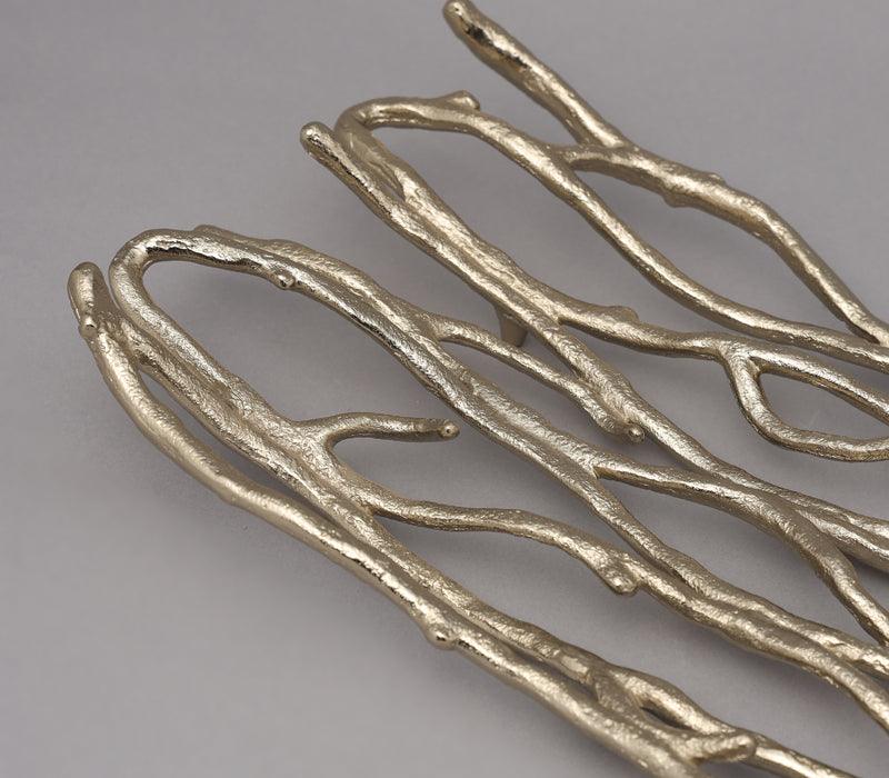 Twiggy Platter | Gold Finished