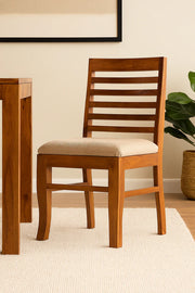 Western Wooden Chair | Acacia Wood Dining Chairs for Home