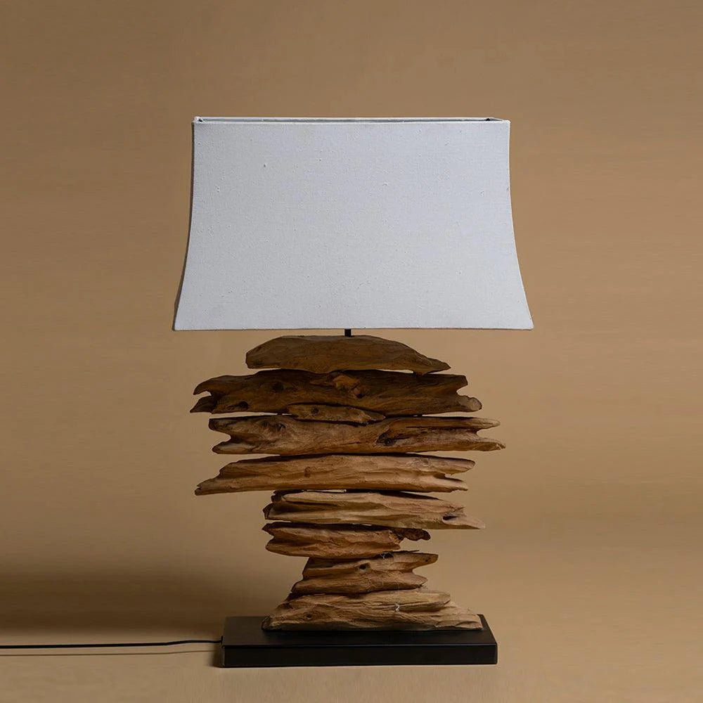 Driftwood Teak Lamp