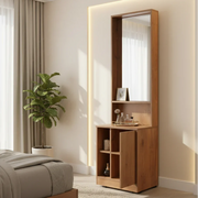 Minion Wooden Dressing Table with Storage | Modern Dressing Table with Mirror