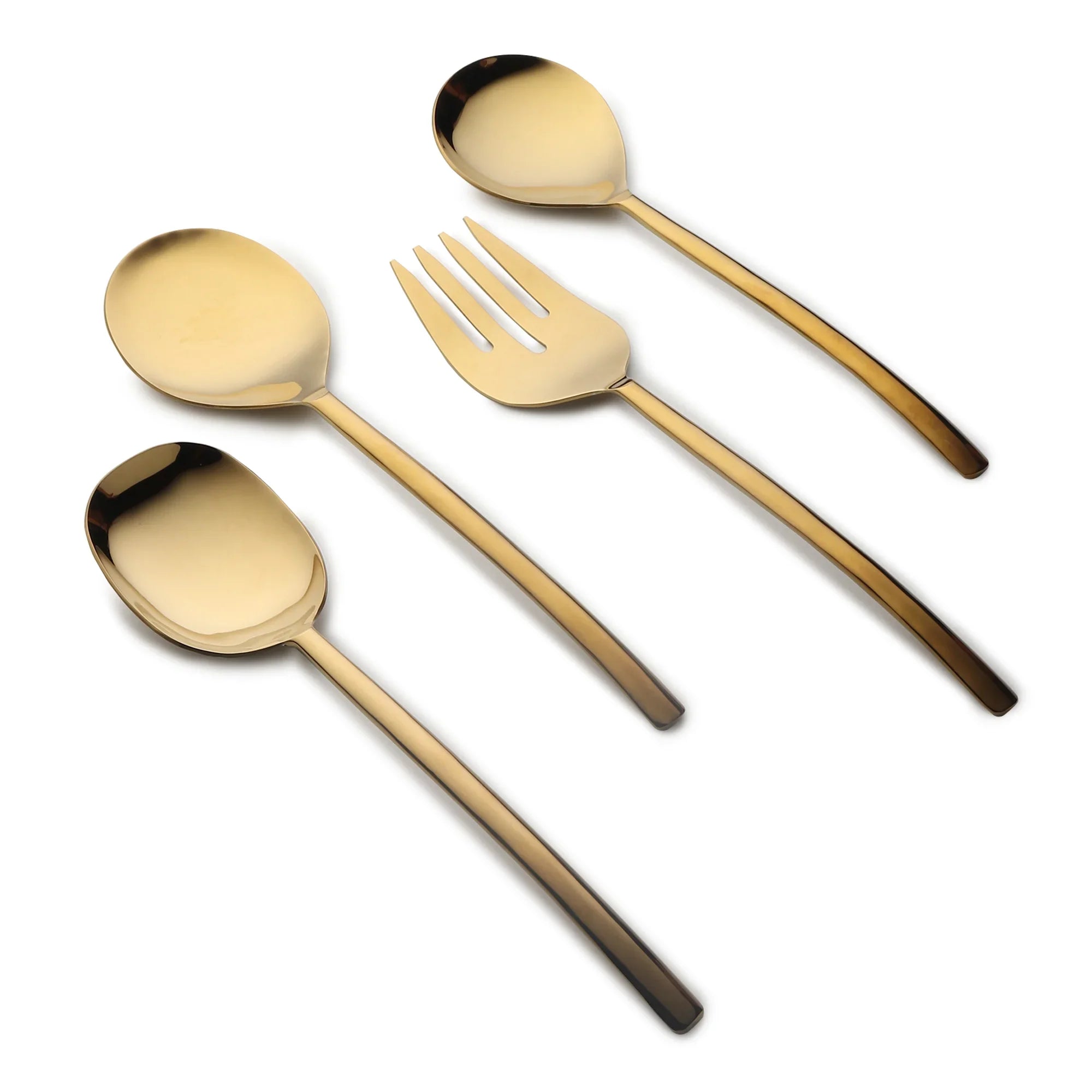 Ava Luxe Gold Serving Set