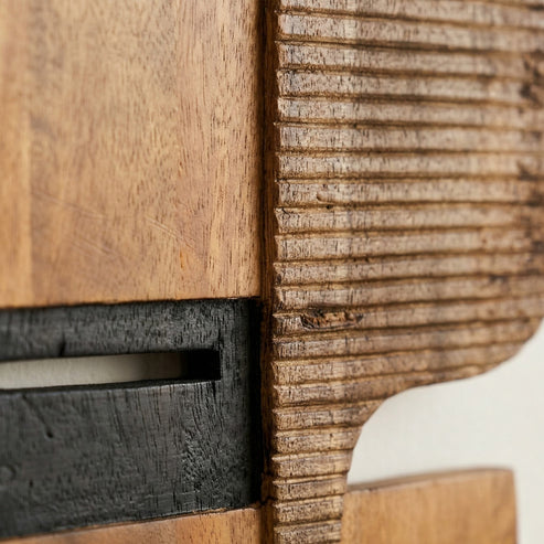 Sorrel Abstract Wooden Wall Panel