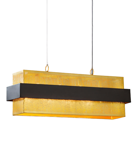 Hadley Rectangular Pendant Light | Hanging Lamp For Dining & Living Room