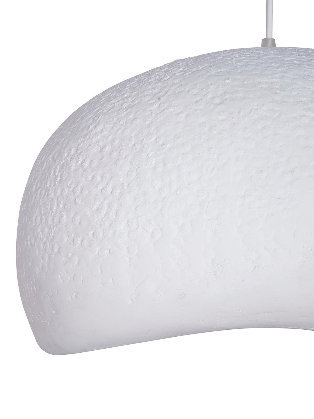 Cloud-Shaped Fiber Glass White Pendant Light