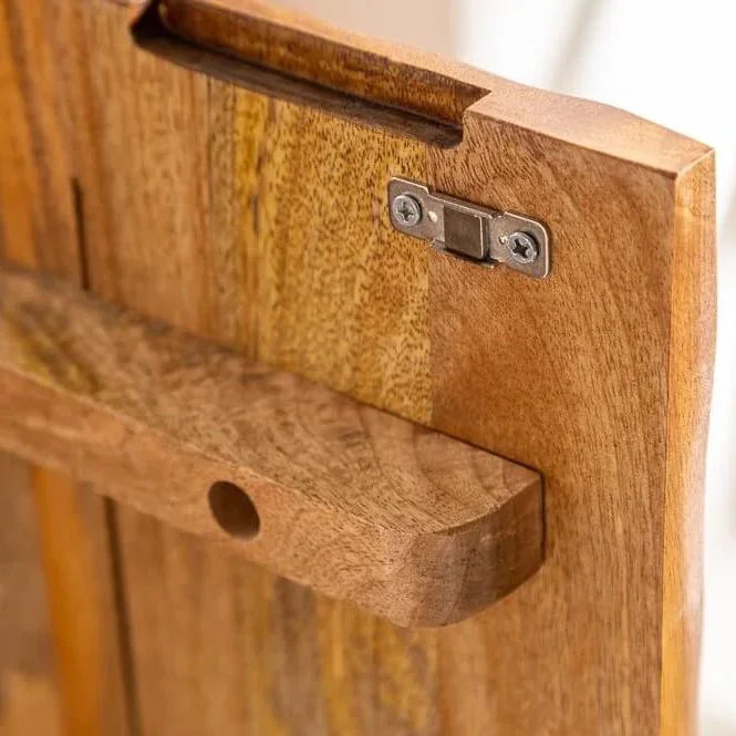 Wave Cabinet | Mango Wood and Metal