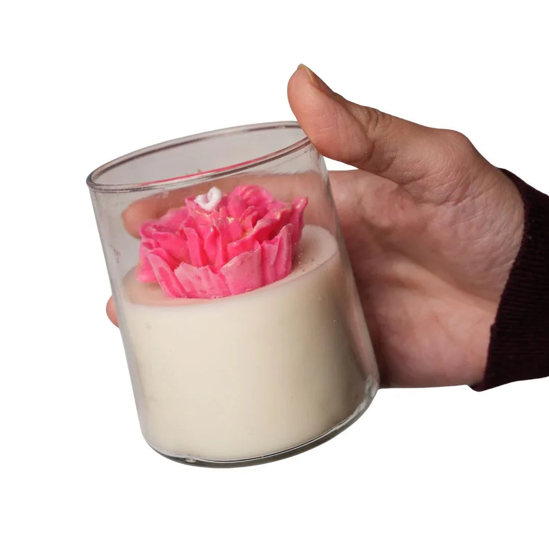 Petal Glow candle