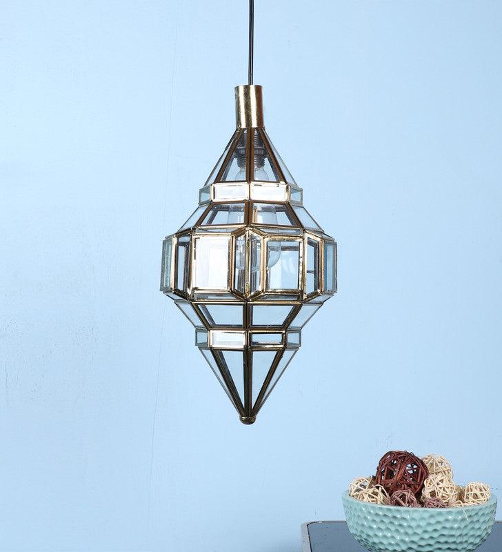 Gold Iron Hanging Light | E27 holder | without Bulb | Emira