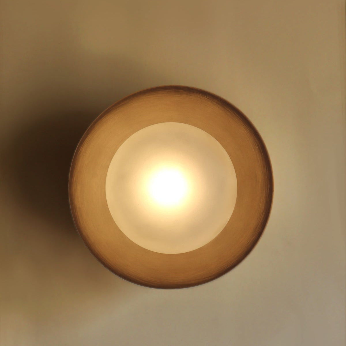 Eclipse Wall Lamp | Brass Designer Wall Light Lamp with Glass Globe for Living Room & Bedroom