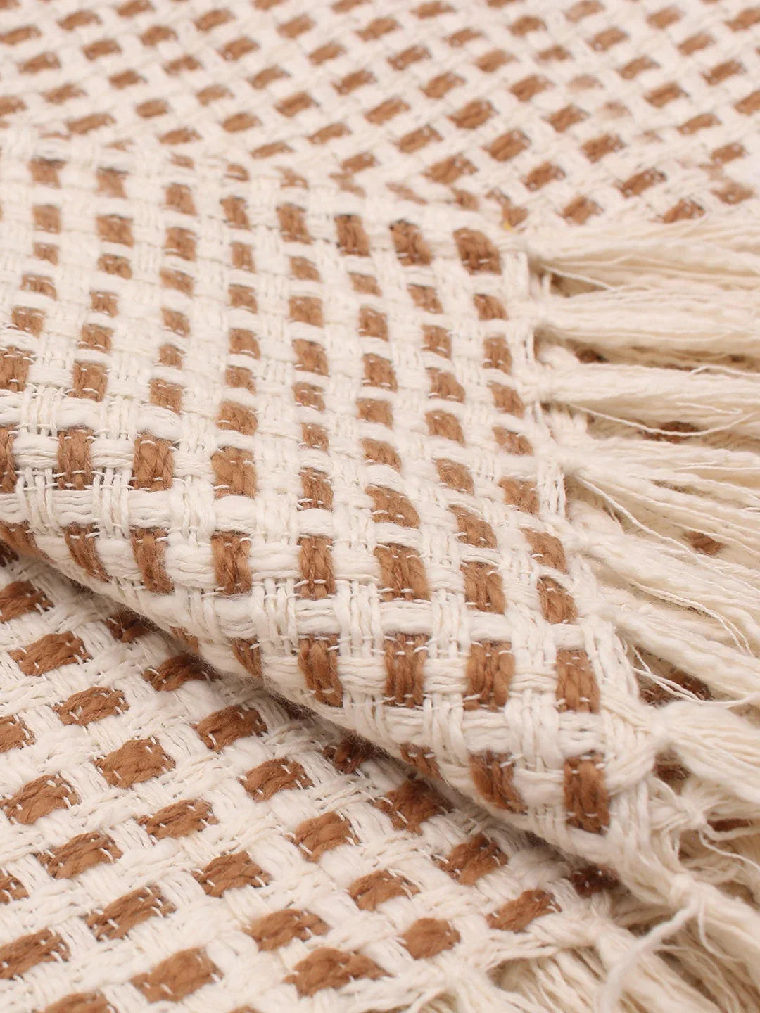 Girnar Throws In Brown Colour