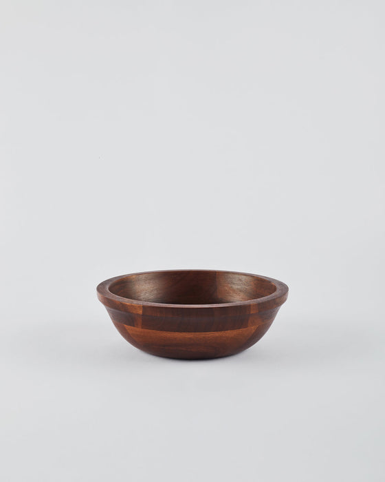 Wooden Serving Bowls (Dark Acacia)