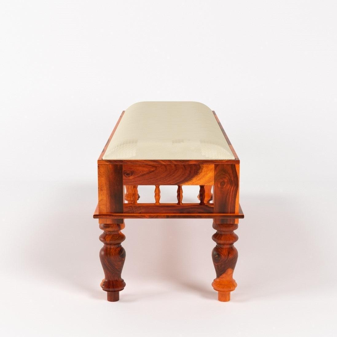 Rinika Bench | Decorative Siting for Living Room | Sheesham Wood Furniture