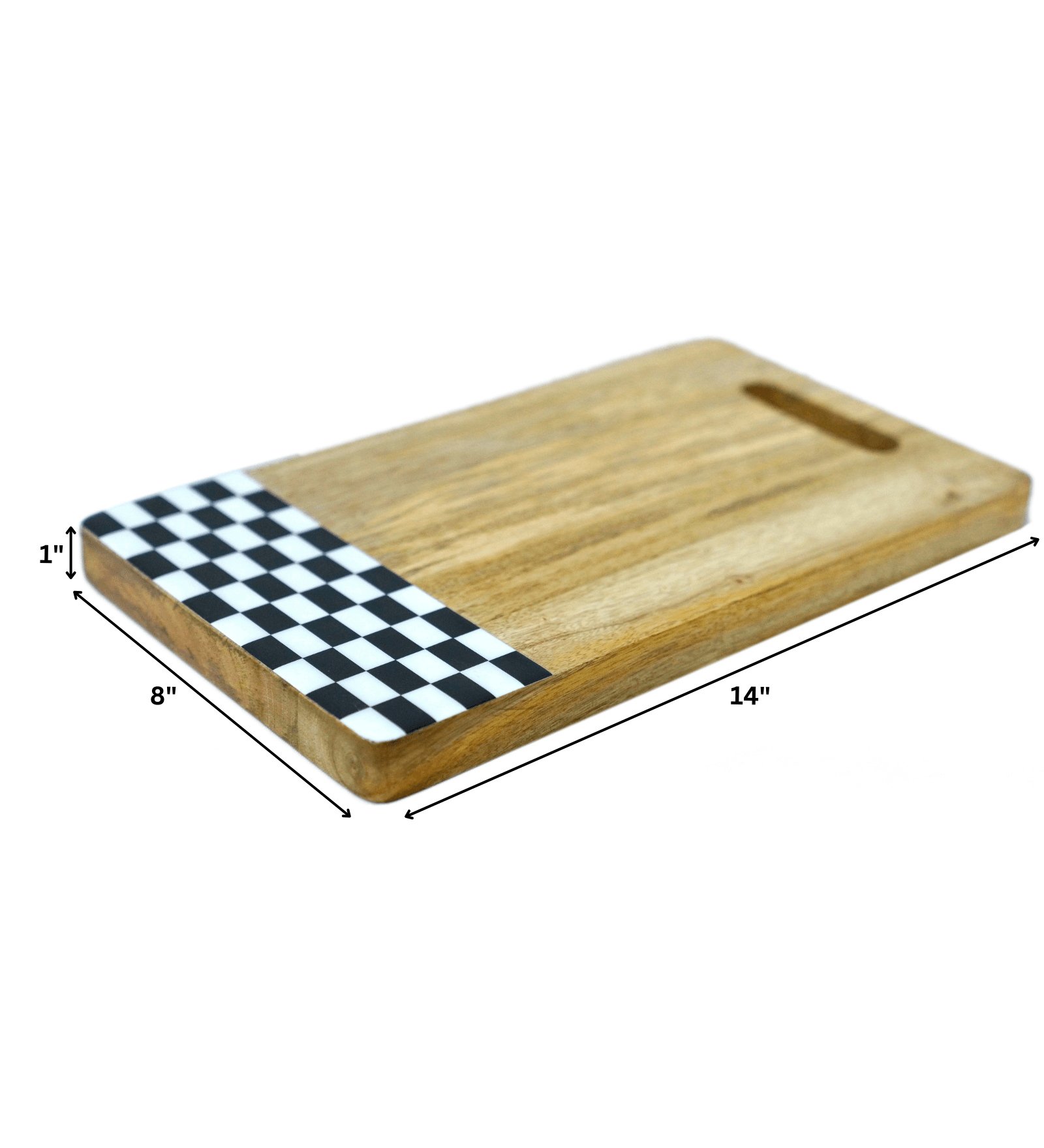 Wooden Chopping Board – Natural Mango Wood Cutting Board and Serving Tray for Vegetables, Fruits, and Cheese Eco-Friendly