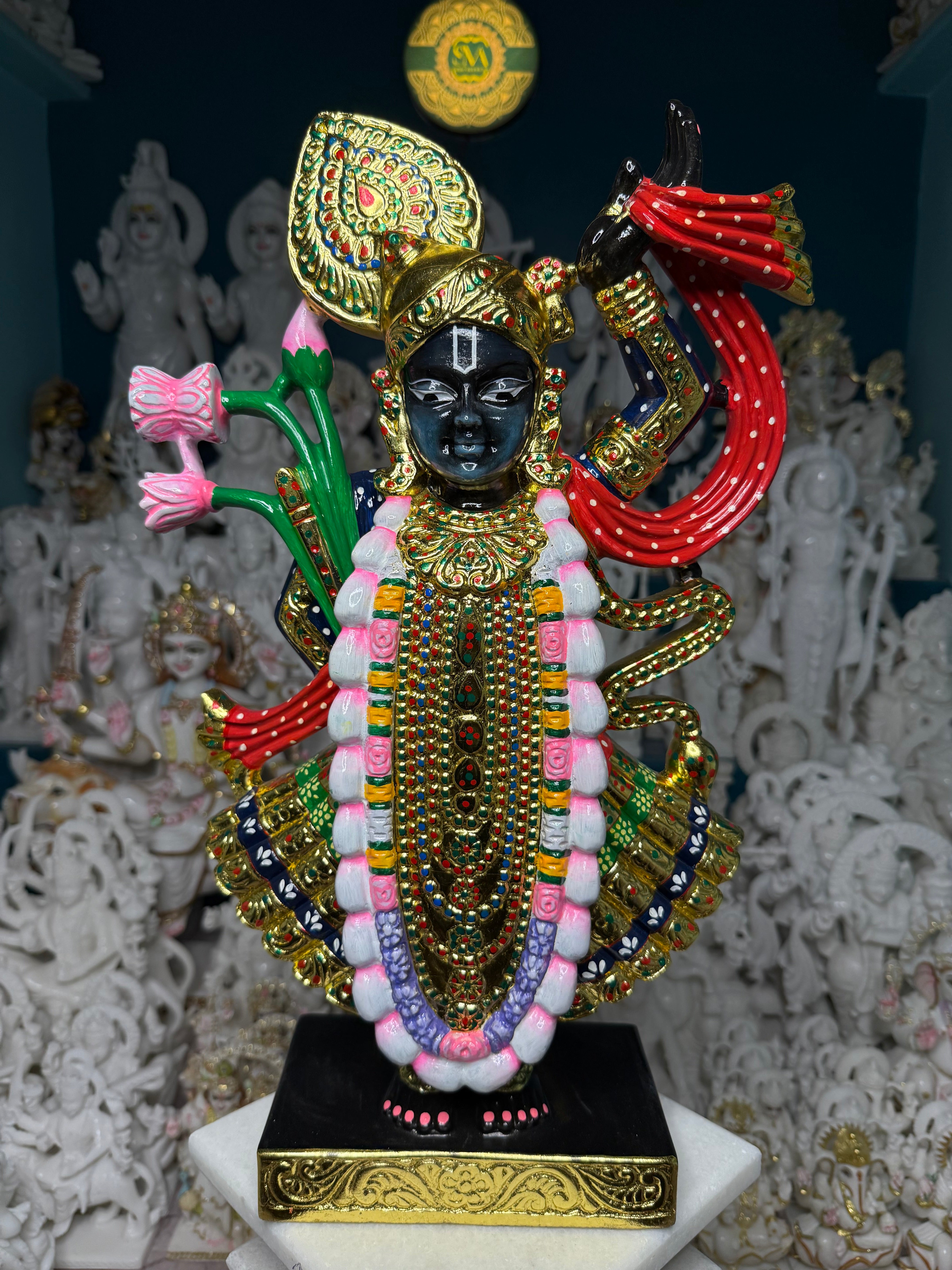 Shree Nath ji (Black Marble) 18" inch