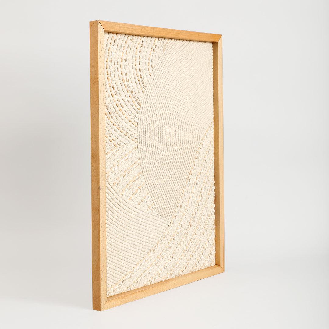 Hester Embroidered Rectangle Wall Art