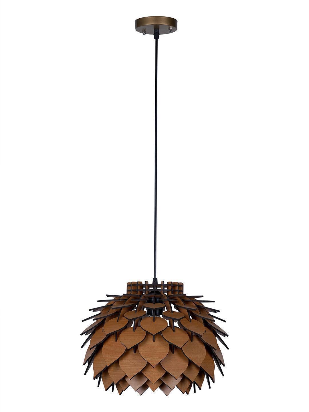 Pine Cone Laser Cut Hanging Ceiling Light Lamp