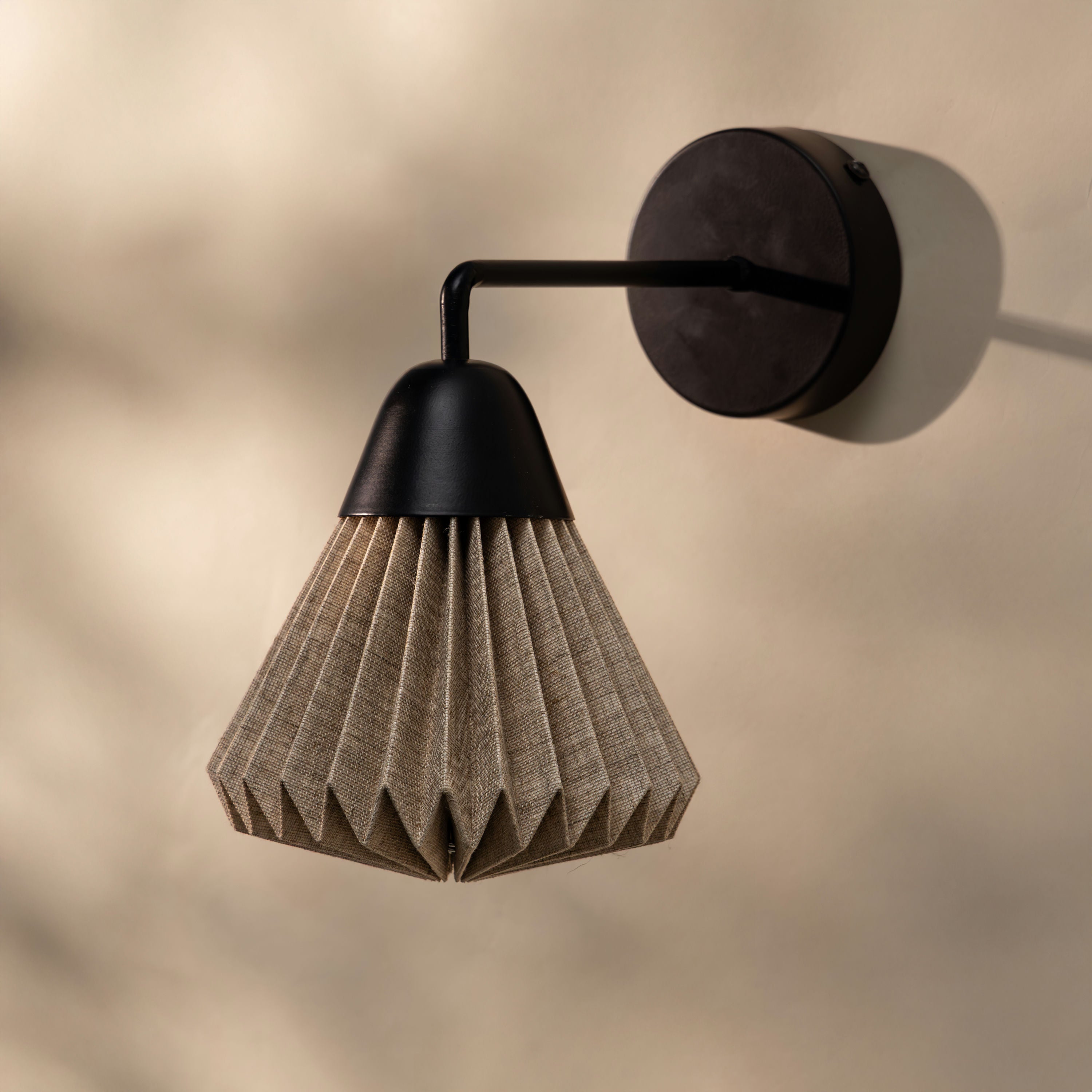 Linen Downlighter - Wall Sconce