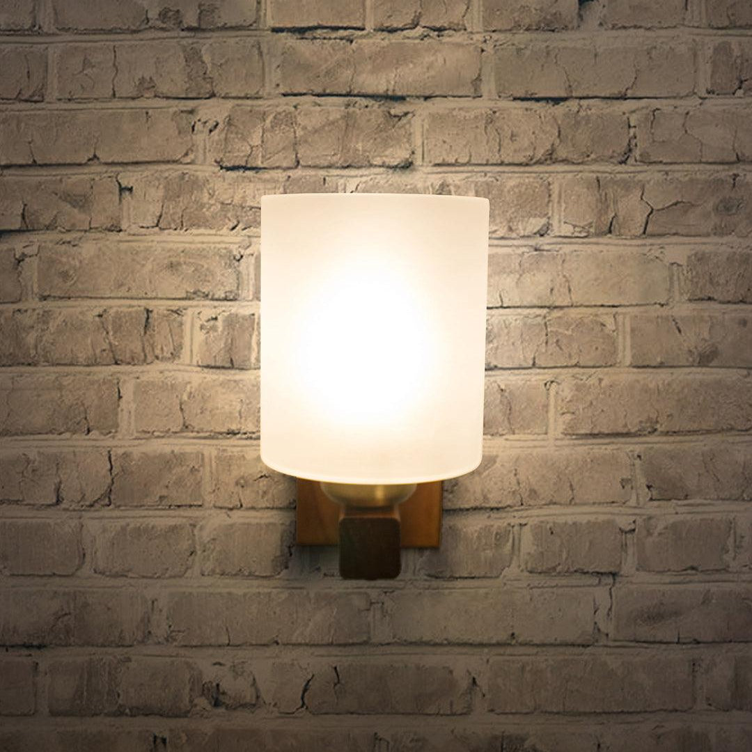 Polo Wooden Single Wall Lamp Sconce