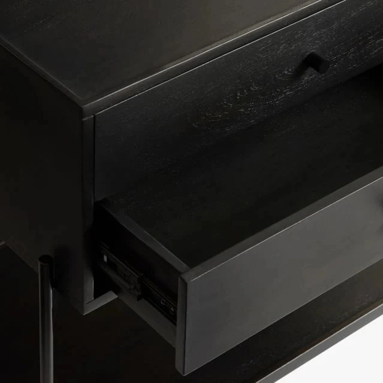 Warwick Metal Frame & Teak Wood Bedside