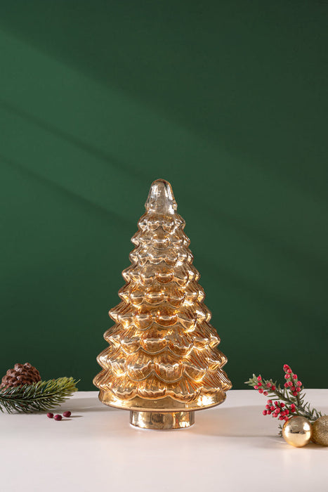 Jubilant LED Christmas Tree | Gold & Radiant Holiday Decor