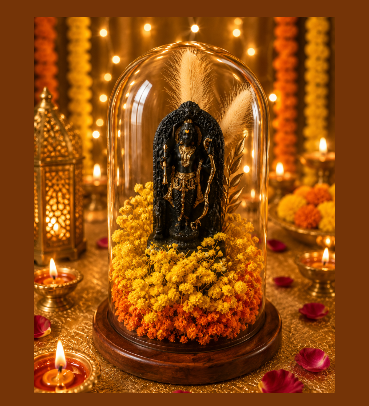 Ram Darbar Blessings Decorative Dome