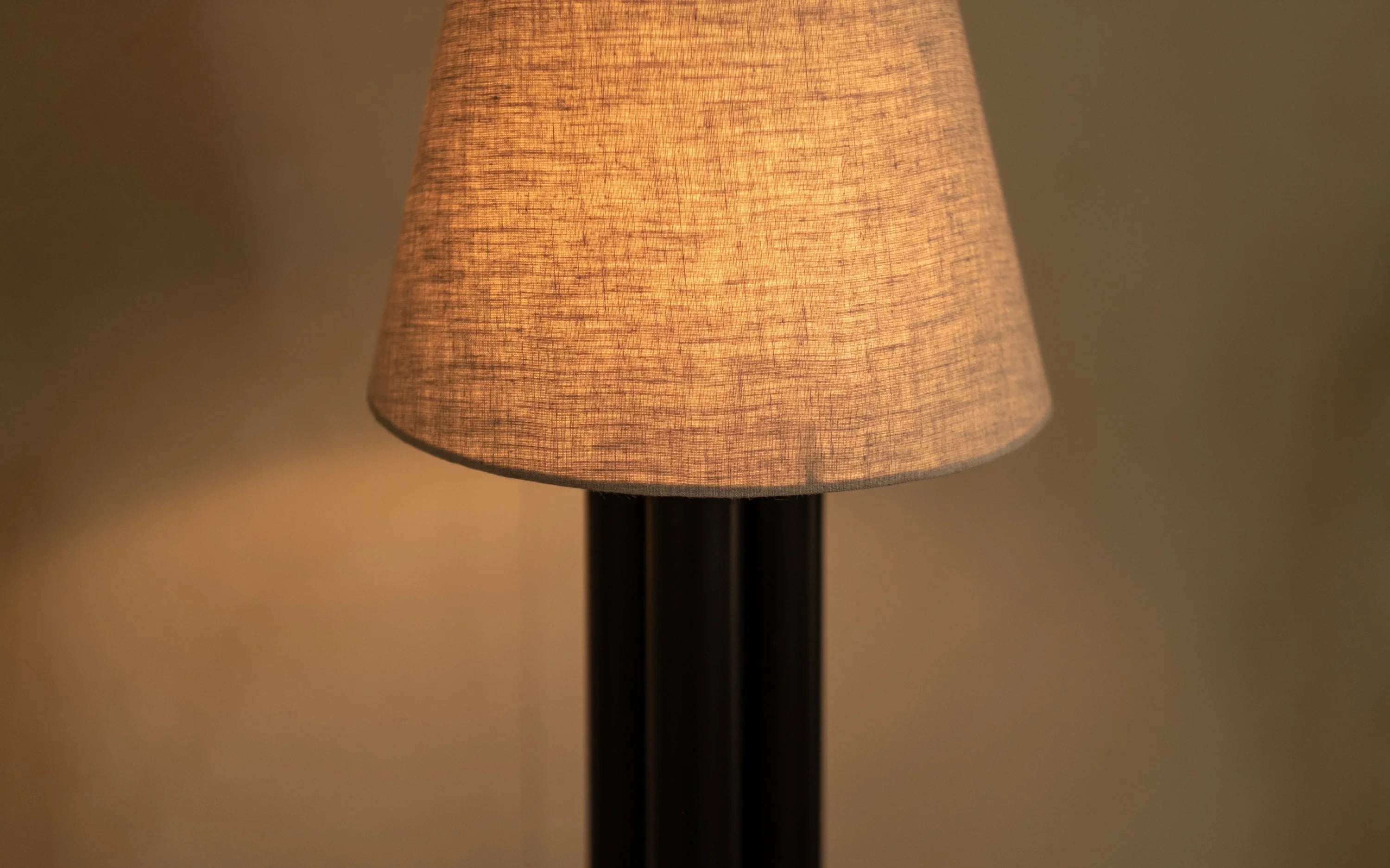 Solis Table Lamp | Mild Steel and Linen Fabric