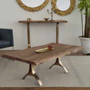 Yoho Coffee Table | Wooden Center Table for Living Room | Acacia Wood Sofa Table