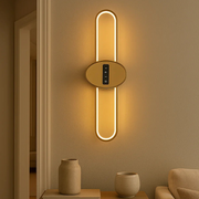 Modern LED Wall Light with Touch Control Panel | 3 Color Modes & Adjustable Brightness | Ideal for Bedroom, Living Room & Lobby