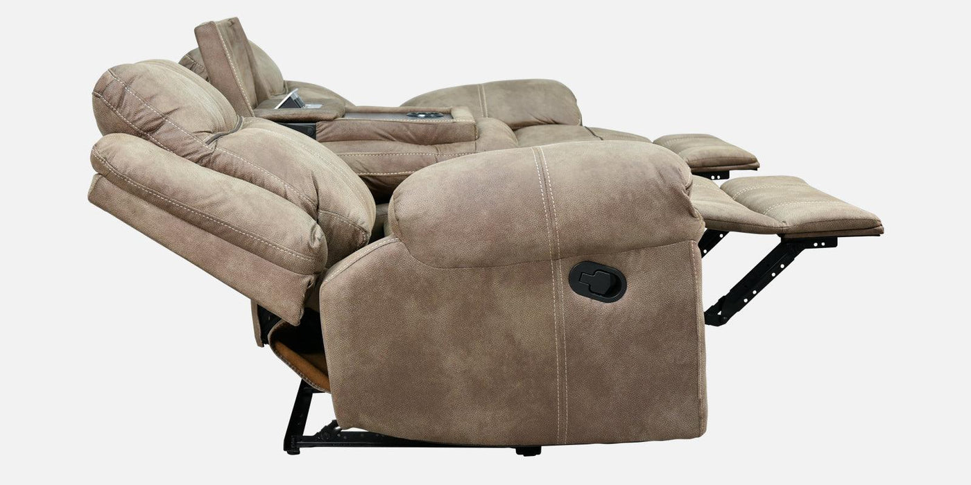 Comfort Royal Manual Recliner In Beige & Brown Colour