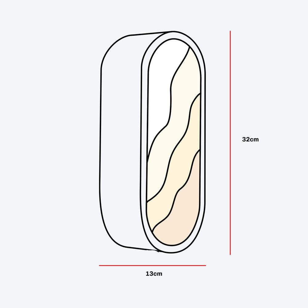 Ripple Light Sconce | banana paper