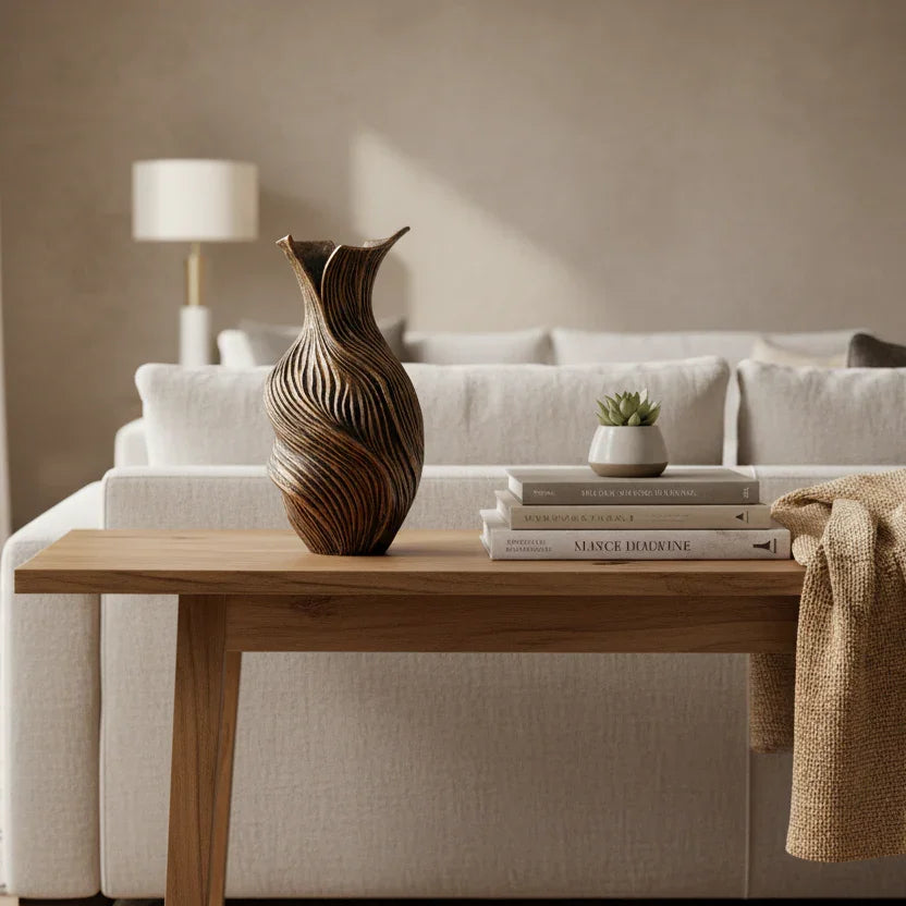 KORKA DUAL SHADE ALUMINIUM VASE