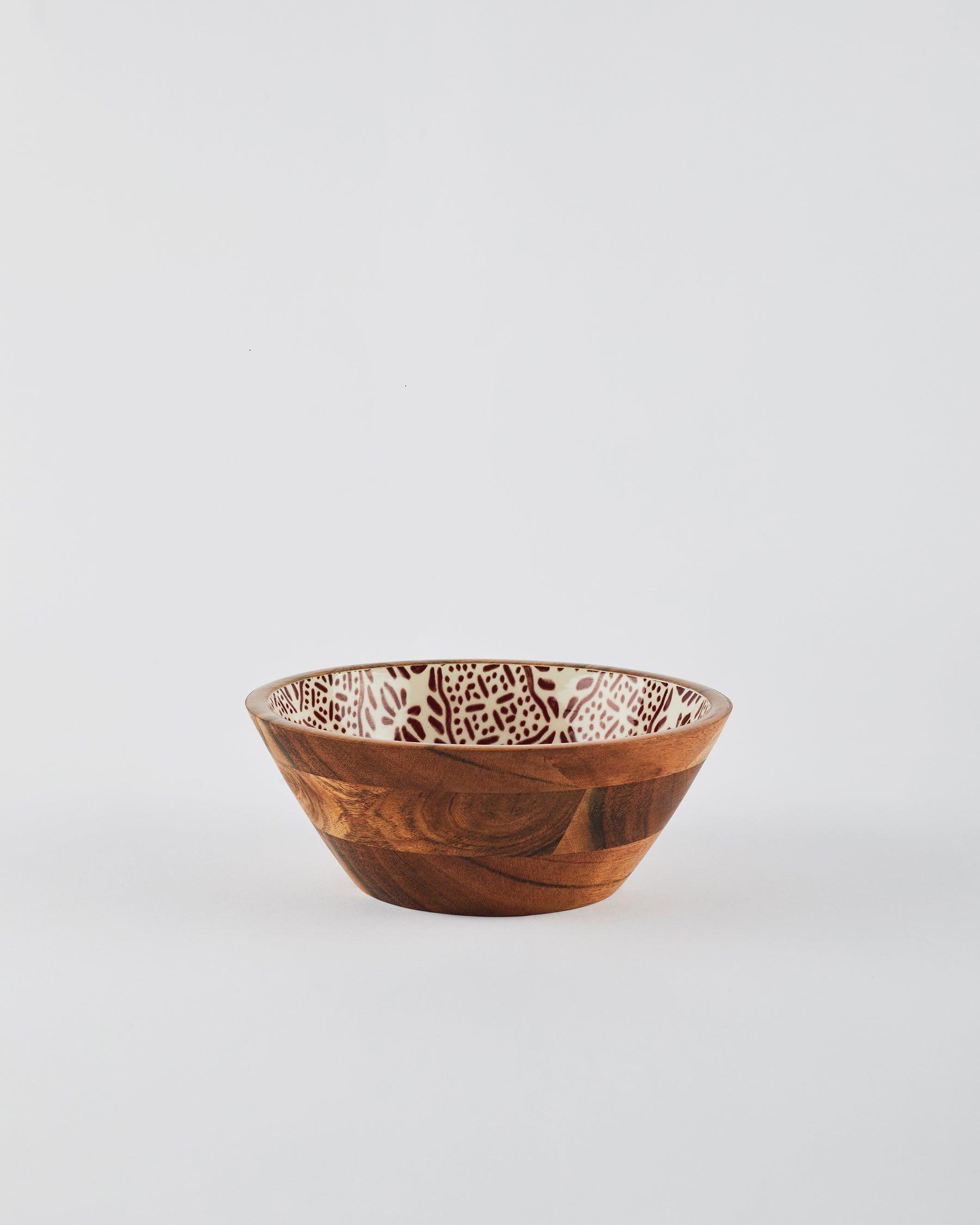 Tuli Wooden Salad Bowl | Handcrafted Eco-Friendly Serving