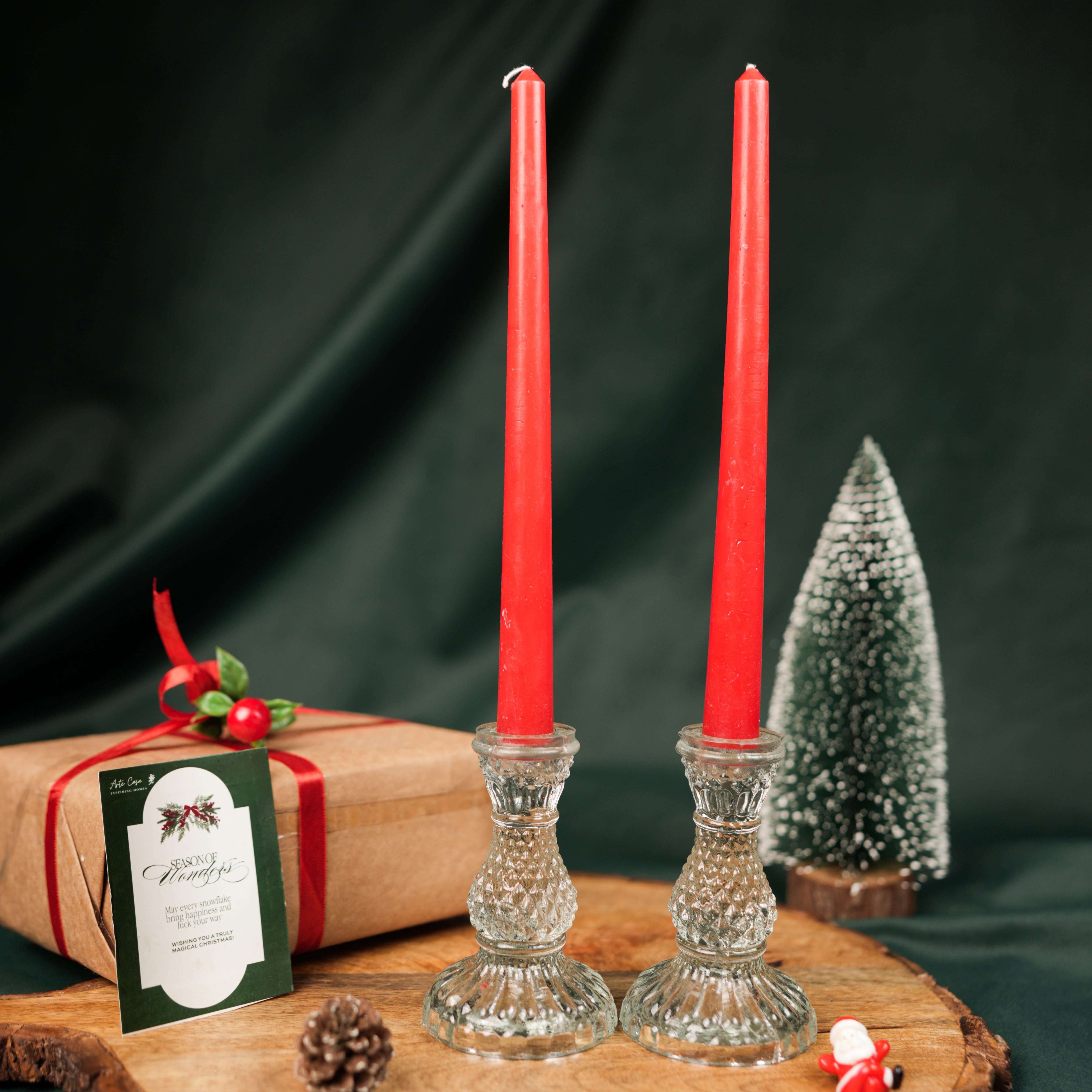 Glass Glow Candle Stand