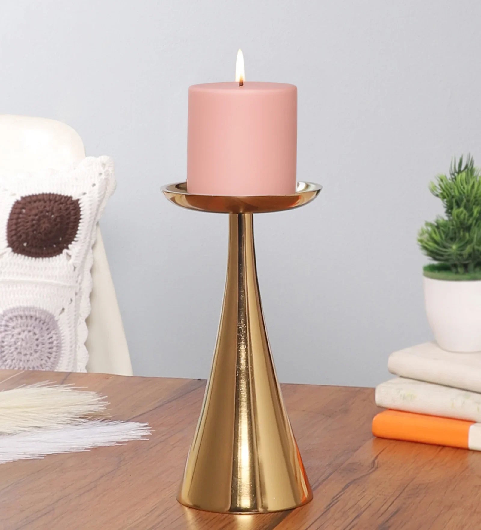 Aureus Petite Pillar Candle Stand