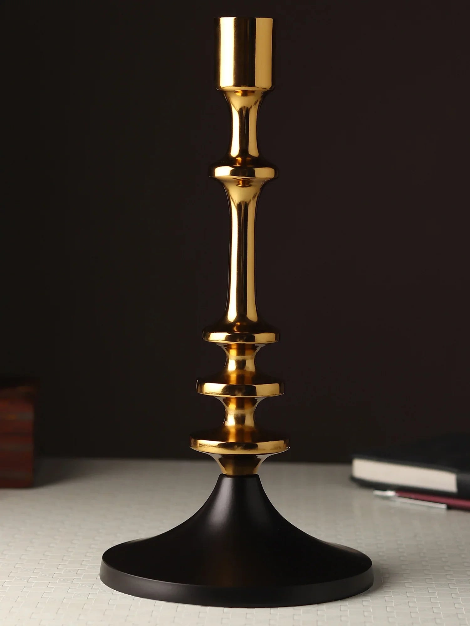 Aristea Silver Candle Holder