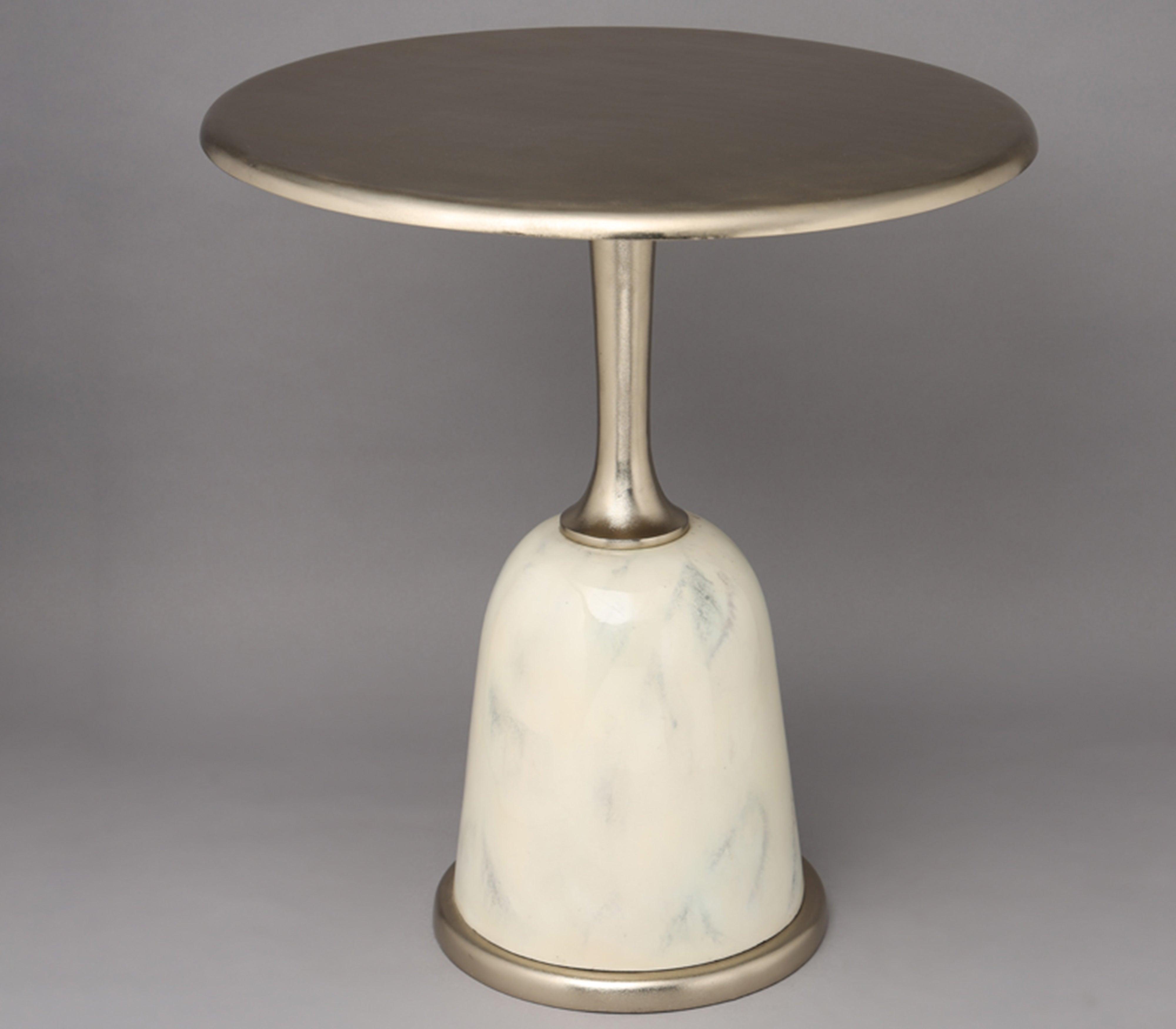 Purity Luxurious Sofa Side Table for Living Room | Designer Corner Table | End Table